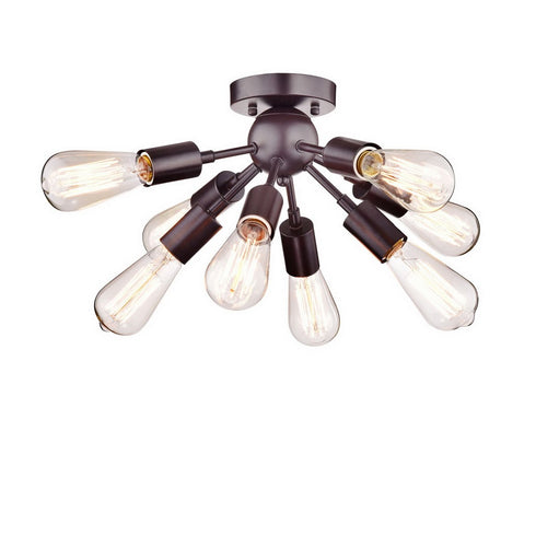 Sputnik Chandelier with 8 Socket Flush Mount Ceiling Light